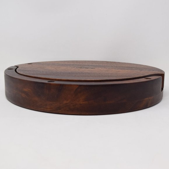 Macys Cellar Cheese Board Set Charcuterie Acacia Wood 3 Knives Party Appetizer - Picture 13 of 16